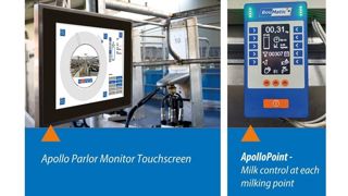 Les outils de contrôle de traite Apollo permettent une gestion « efficace et intuitive » en salle de traite. Les outils de contrôle de traite Apollo permettent une gestion « efficace et intuitive » en salle de traite.