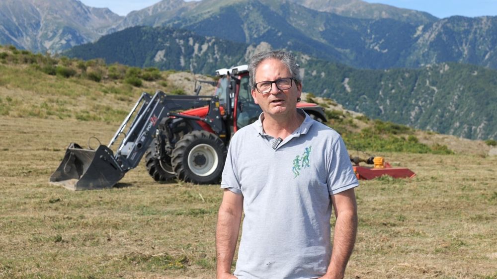 Jean-Claude Coulet éleveur dans les Pyrénées Orientales