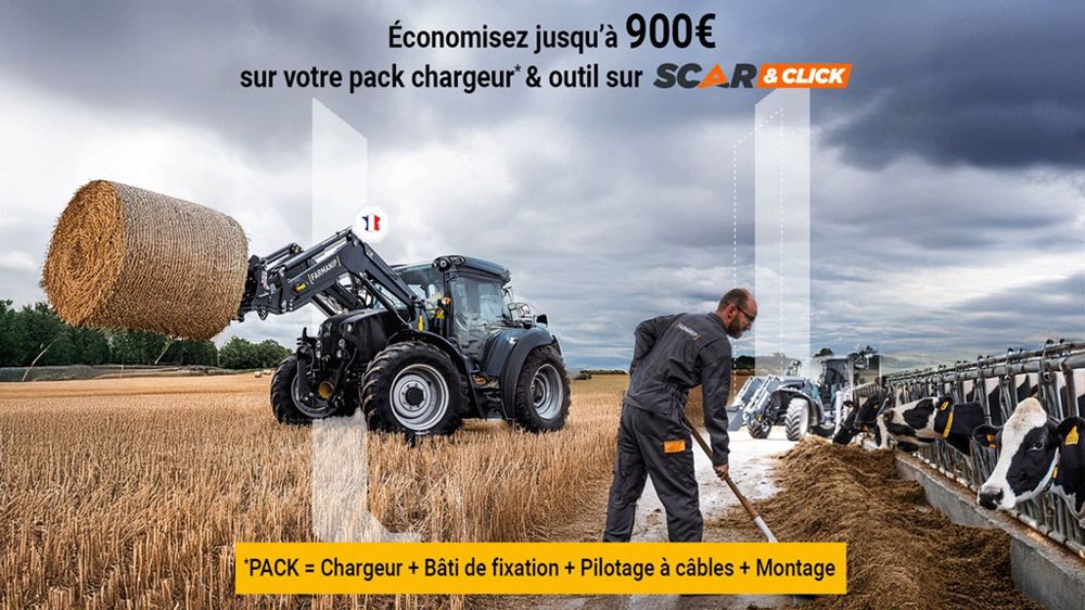 Farmanip : jusqu’à 900 € offerts sur le pack chargeur & outil Farmanip : jusqu’à 900 € offerts sur le pack chargeur & outil