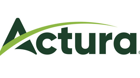 Actura a choisi pour son nouveau logo « un design épuré et actuel, tout en conservant l'essence de notre marque ».