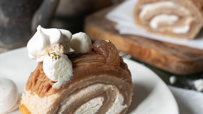 Bûche marron vanille - Recettes artisan