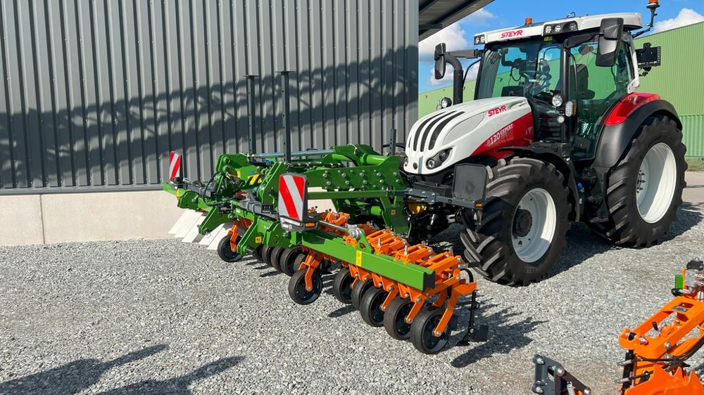 Le modèle Venterra 1K est disponible avec un attelage arrière ou frontal.