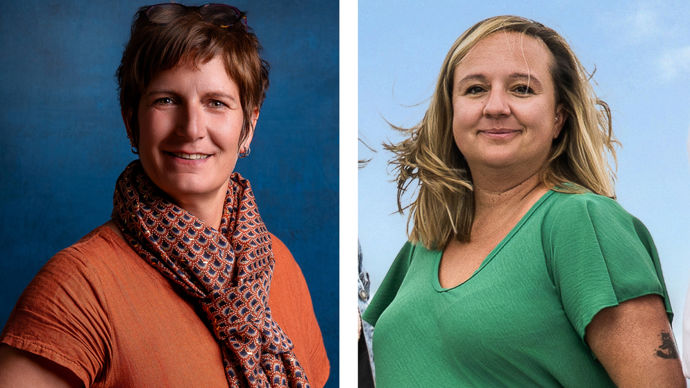 Marie-Pierre Lubet, consultante Réseau Motival (mp.lubet@motival.fr) et Cassandra Lavergne, formatrice à l’Esup Vannes (cassandra.lavergne3@gmail.com).