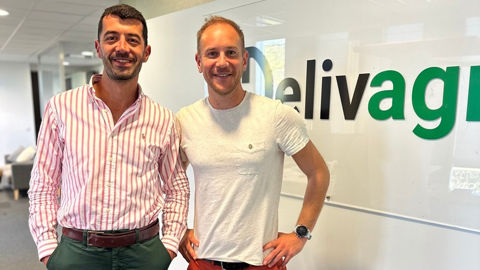 Marius Juvecior, nouveau directeur commercial, et Damien Pierre, cofondateur de Delivagri.