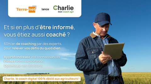 Avec Charlie mon coach agri, les abonnés de Terre-net peuvent se former quand et où ils veulent, pendant 60 heures !
