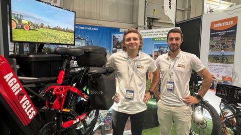 Simon Boutin, responsable export, et Clovis Richard, président, ont représenté leur entreprise, CR Industry, à Agritechnica