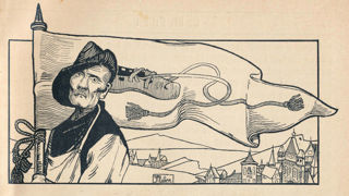 Les paysans adoptent le symbole du « soulier à lacets » (Bundschuh) en opposition à la botte à éperons seigneuriale.