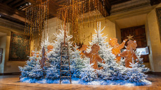 Le château d'Azay-le-Rideau est une des six demeures du Val de Loire qui participent à la neuvième édition de « Noël au pays des châteaux ».