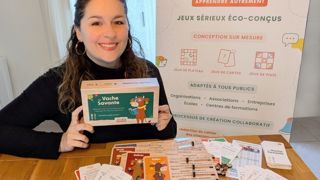« Avec ce jeu, mon but des de rendre l’apprentissage agricole plus ludique », souligne Charlotte Mnteil.