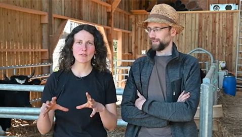 Hélène et Julien Leray jeunes éleveurs Morbihan