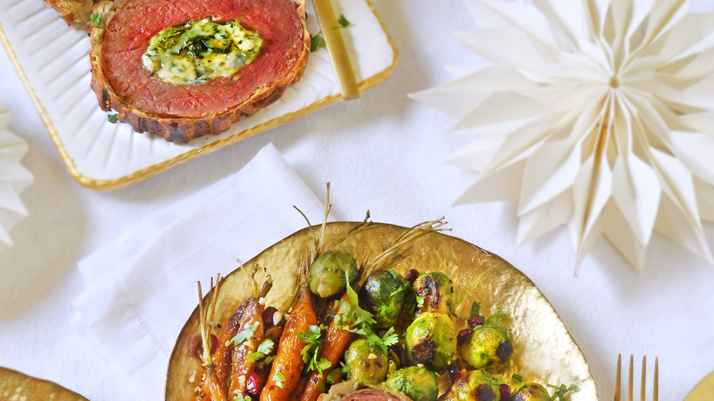 Bœuf en croûte farci au bleu d’Auvergne
