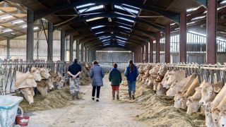 Annie Genevard lors de sa visite en Haute-Garonne.