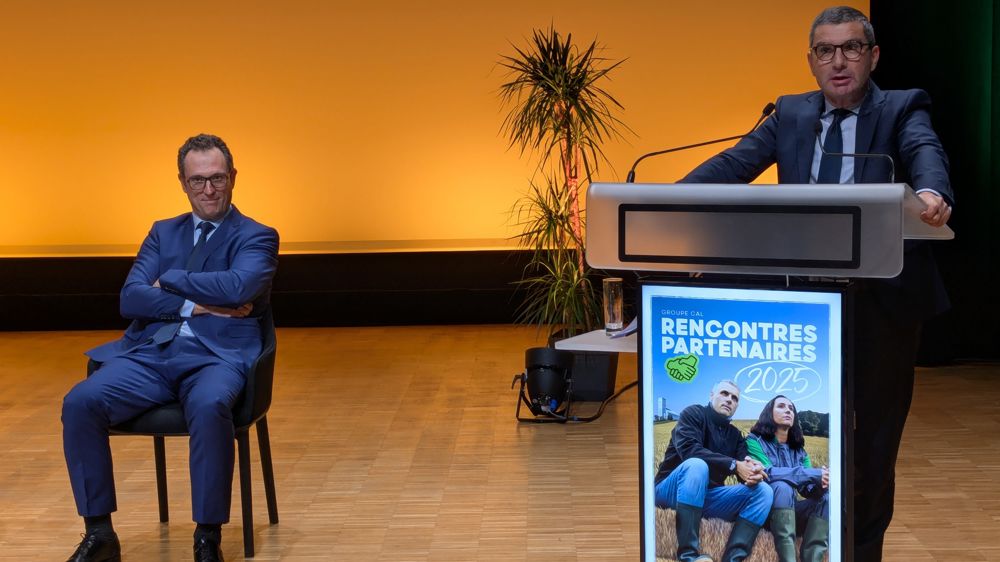 C’était mardi 16 décembre, à Nancy, la dernière AG pour Pierre-Antoine Ferru ( à dr.), directeur général du groupe Cal depuis près de quatre ans, aux côtés du président, Pierre-Yves Simonin.