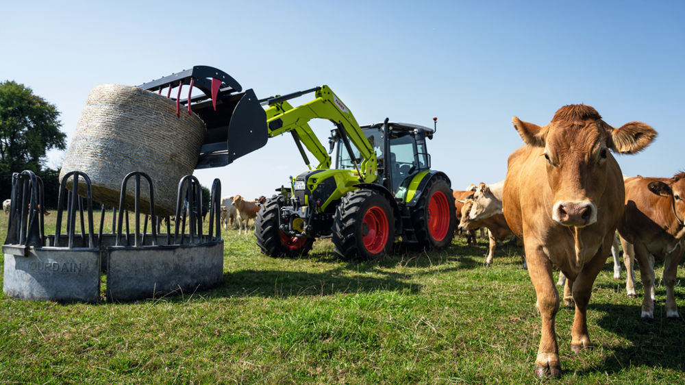Avec ses quatre modèles de 92 à 120 chevaux, l’Axos 3 a convaincu la clientèle de la polyculture élevage.