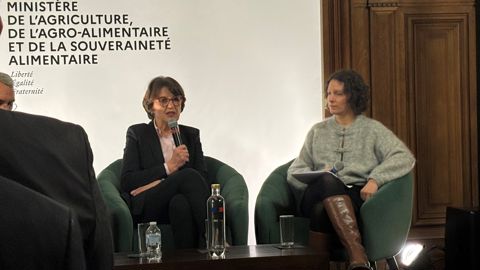 Annie Genevard, lors de la remise du Grand Prix de l'Afja, le 20 janvier.