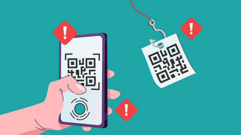 Ne scannez jamais avec votre smartphone un code QR reçu par courrier ou par e-mail non sollicité.