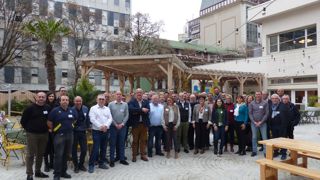 Le Sedima's Day "espaces verts" : le groupe des organisateurs, des participants et des intervenants. 