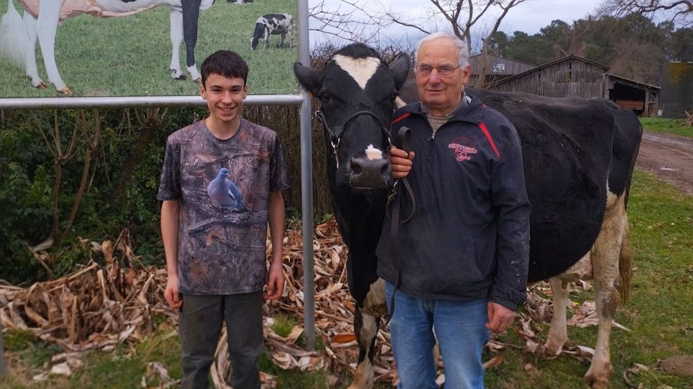 Michel et Maël Ducasse accompagnés de Jaka
