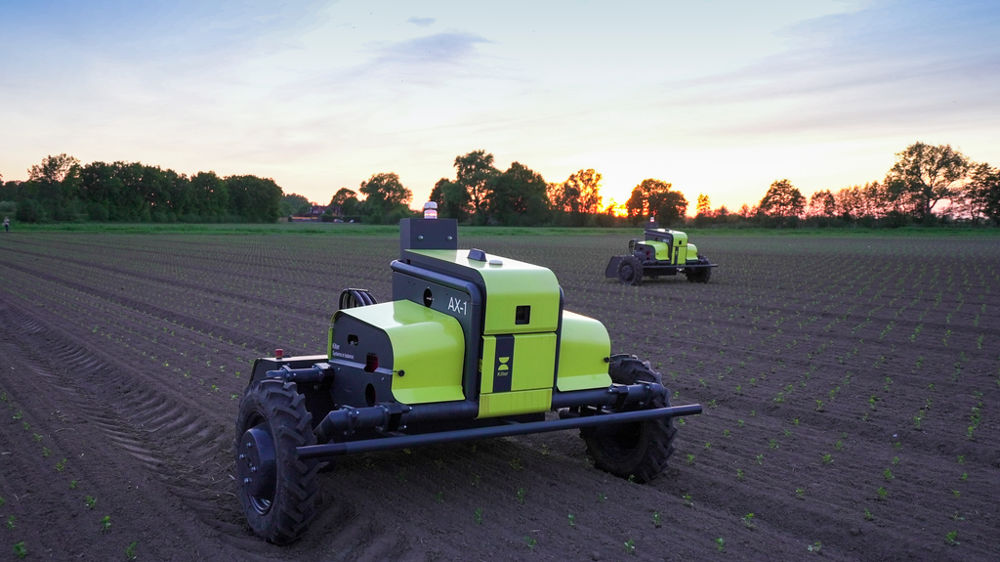 Le robot AX-1 de Kilter est capable d'assurer des pulvérisations d'herbicide avec une précision de 6 mm2.