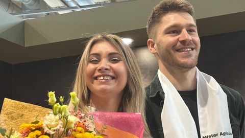 Crystèle Gourjade et Mathis Lafargue, émus et fiers d'être autant suivis et soutenus.