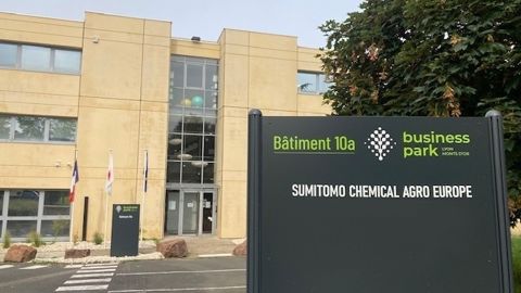 Philagro va être intégré dans Sumitomo Chemical Agro Europe. Ici ses locaux à Saint-Didier-au-Mont-d'Or (Rhône).
