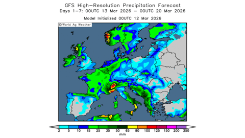 Des pluies bénéfiques s'installent en France.