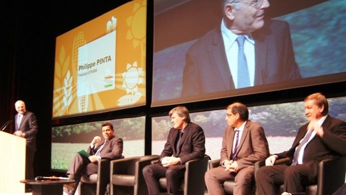 Philippe Pinta, président de l'Agpb au Sommet du Végétal à Evreux en février dernier.