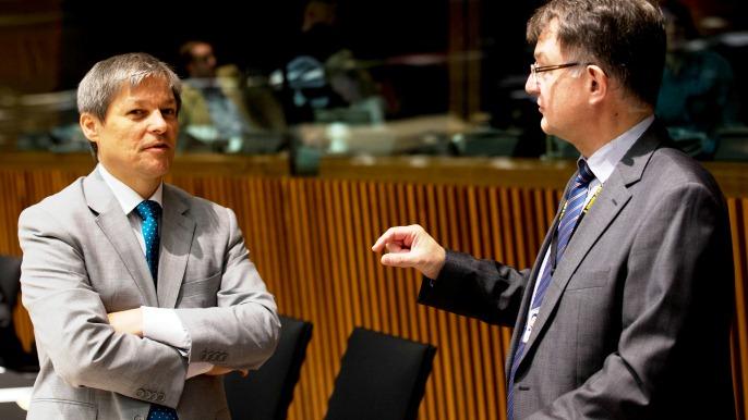 Dacian Ciolos, commissaire européen de l'Agriculture à Luxembourg. 