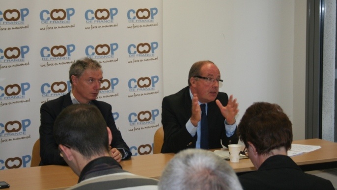 Philippe Mangin, président de Coop de France et 