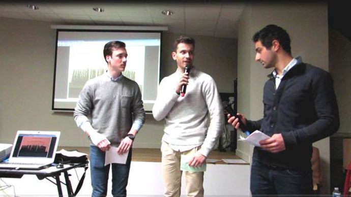 ©Odile Maillard L'équipe du CFPPA-UFA Bougainville à Brie-Compte-Robert (77) se composait de Laurent Bosch, Ilan Lachkeur, Valentin Delbach et Justin Legard. 