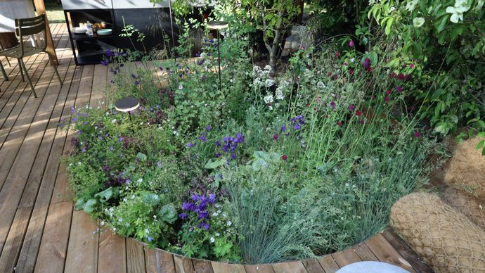 « Notre maison jardin », la création de Pierre-Alexandre Risser et Solenn Moquet (entreprise Horticulture & Jardins).