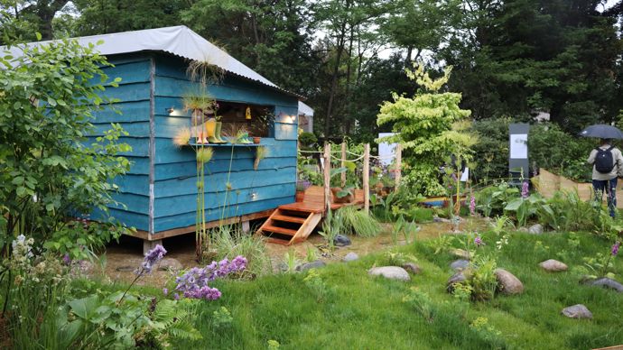 « Traverser le ruisseau », le jardin enchanteur du maître jardinier Antoine de Lavalette, en partenariat avec l'Unep et Valhor.