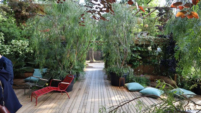 « Notre maison jardin », la création de Pierre-Alexandre Risser et Solenn Moquet (entreprise Horticulture & Jardins).