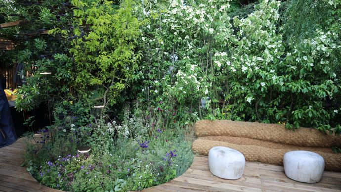 « Notre maison jardin », la création de Pierre-Alexandre Risser et Solenn Moquet (entreprise Horticulture & Jardins).