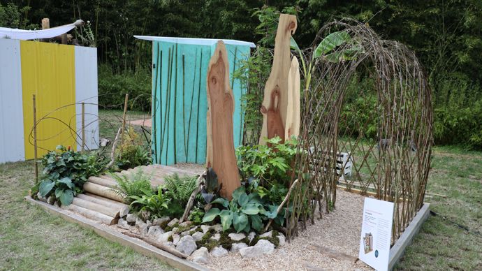 « Terra incognita », la réalisation des étudiants de l'Agrocampus de Saint-Germain-en-Laye. Mise en œuvre du CFA et de l'Atelier de l'Agro Campus.

