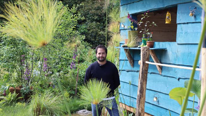 Le maître jardinier Antoine de Lavalette, vainqueur du concours Carré des Jardiniers en 2023.