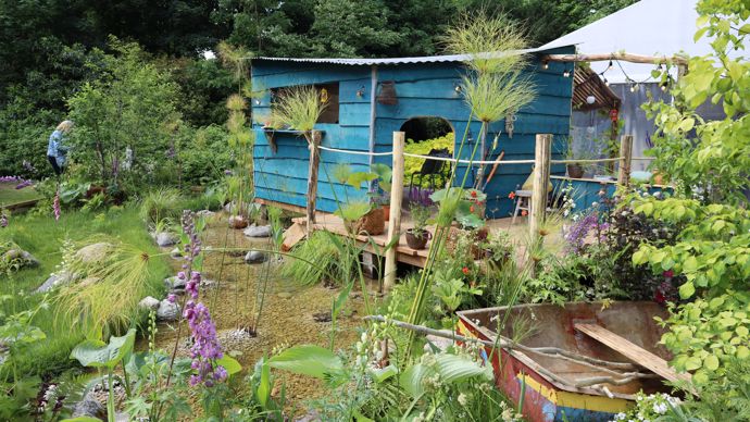 « Traverser le ruisseau », le jardin enchanteur du maître jardinier Antoine de Lavalette, en partenariat avec l'Unep et Valhor.