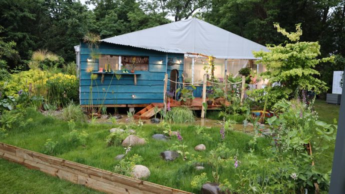 « Traverser le ruisseau », le jardin enchanteur du maître jardinier Antoine de Lavalette, en partenariat avec l'Unep et Valhor.