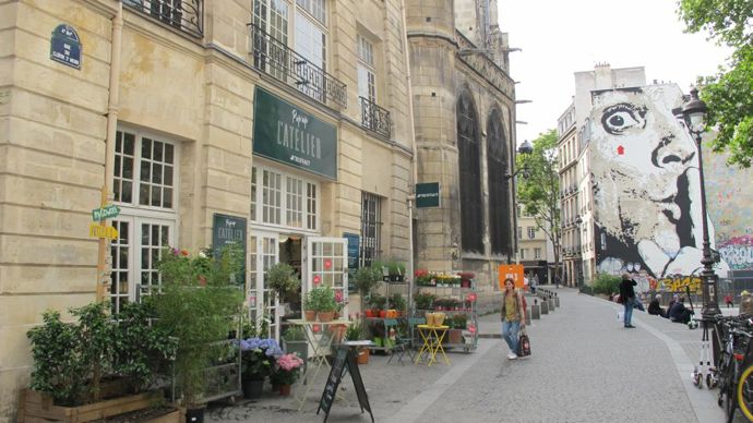 L’Atelier Truffaut a été ouvert pendant deux semaines en plein cœur de Paris à deux pas de Beaubourg, rue du Cloître Saint-Merri. ©P.Fayolle