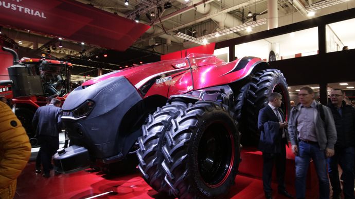 Case IH recoit la médaille d’argent du Sima Innovation Awards 2017 avec son tracteur Autonomous sans cabine reposant sur la base du Magnum et équipé de technologies pour travailler en toute autonomie.