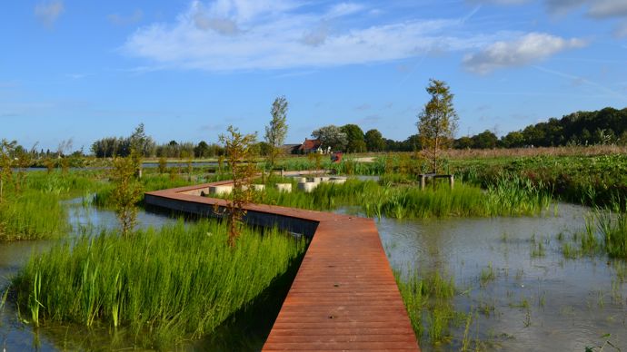 Le parc du château de Haar à Utrecht.