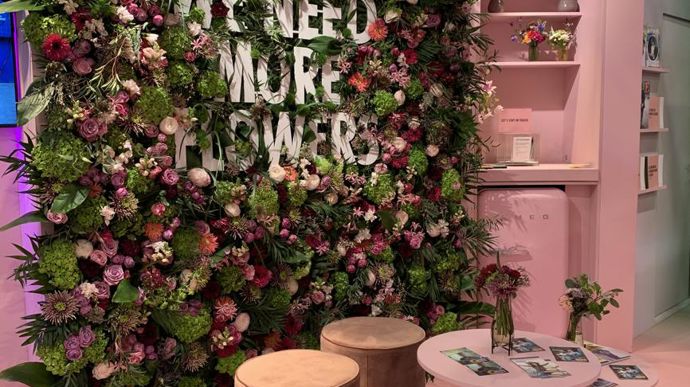 … en particulier des murs fleuris ! © LH