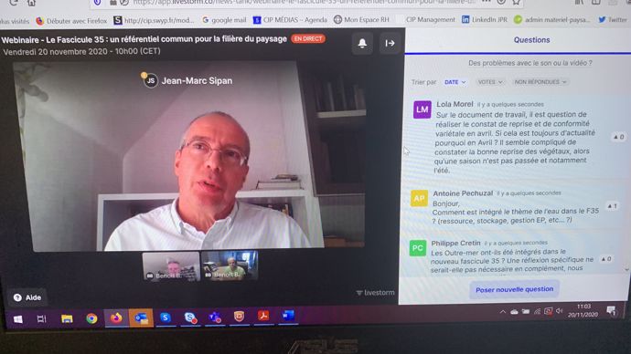 Jean-Marc Sipan, entrepreneur du paysage, représentant UNEP