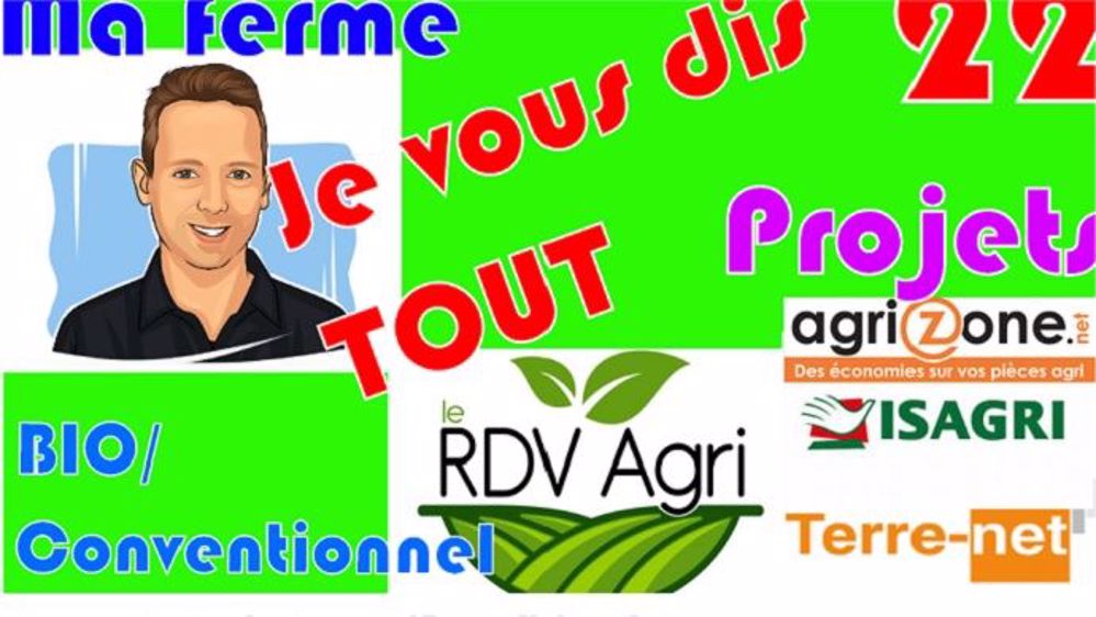 Pour "tout savoir" sur l'un des agriyoutubeurs les plus connus d'entre eux, organisateur et présentateur des RDV agri, c'est ce soir, en direct, à 21 h sur Youtube !