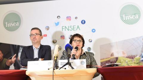 Jérôme Despey et Christiane Lambert ont fait le point sur les sujets sensibles avant l'ouverture du Salon de l'agriculture.