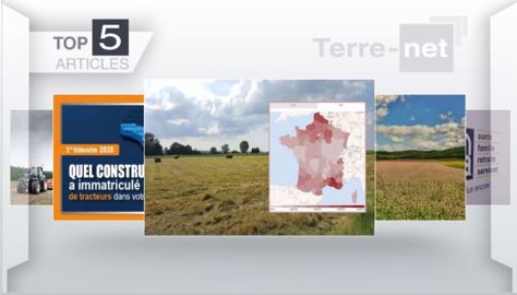 Les articles les plus lus sur Terre-net cette semaine.